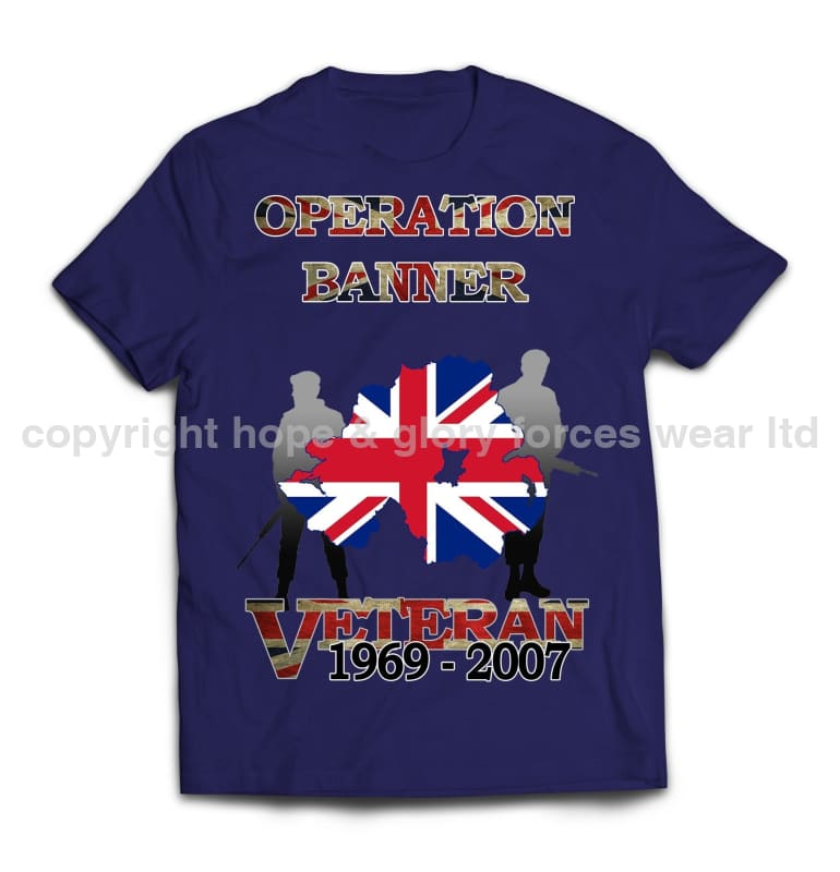 OP Banner Veteran Printed T-Shirt - Image 5