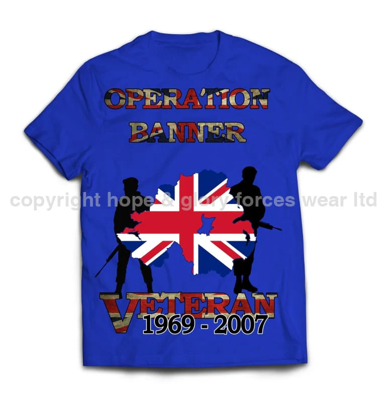 OP Banner Veteran Printed T-Shirt - Image 9