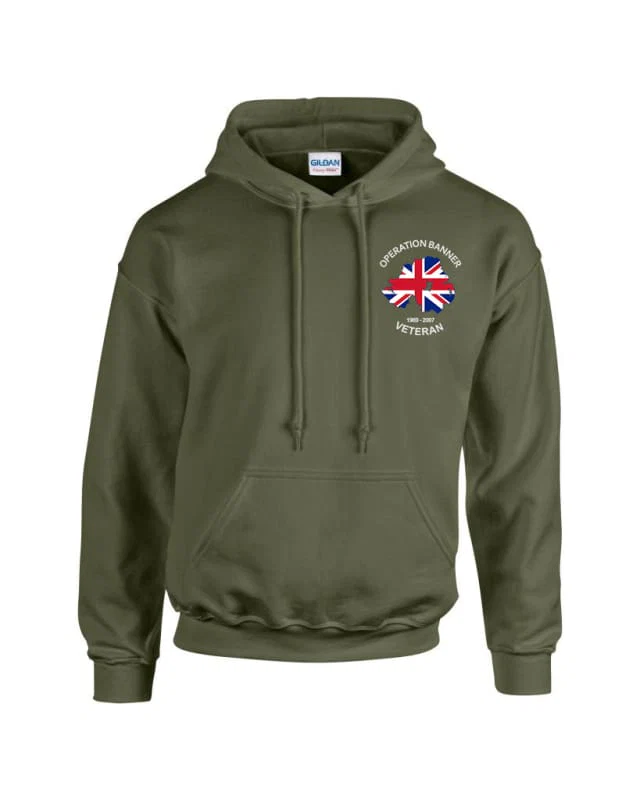 OP Banner Veterans Embroidered Hoodie - Image 3