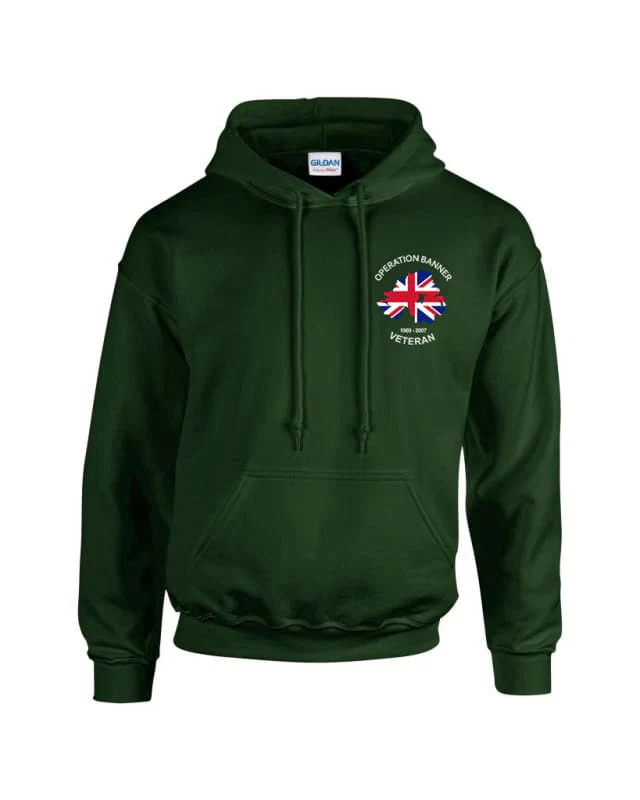 OP Banner Veterans Embroidered Hoodie - Image 5