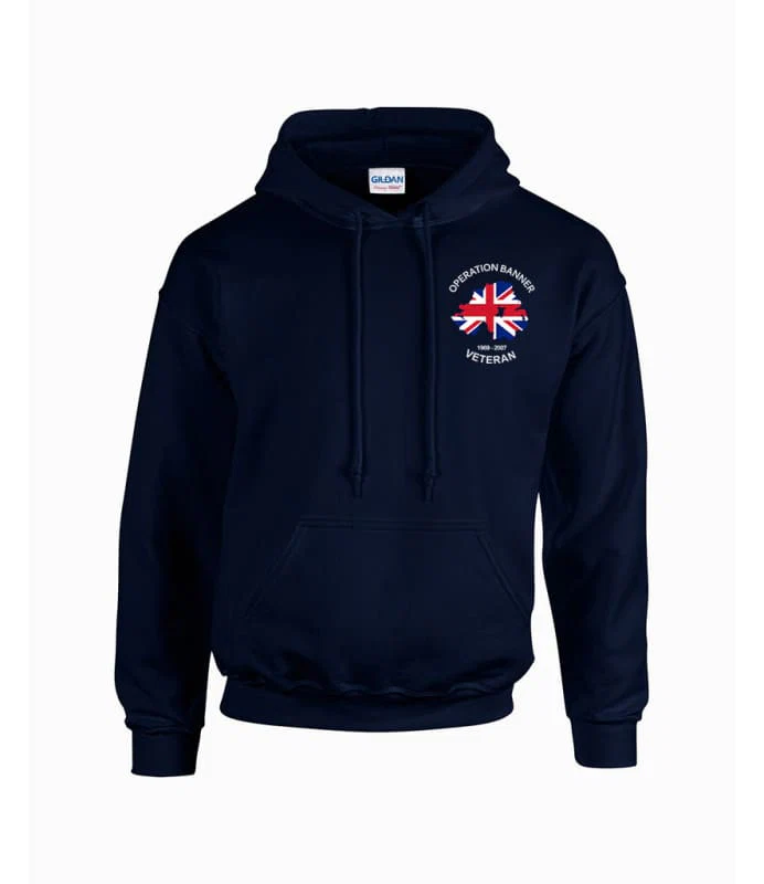OP Banner Veterans Embroidered Hoodie - Image 6