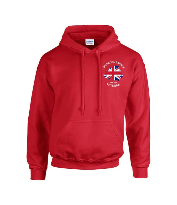 OP Banner Veterans Embroidered Hoodie - Image 7