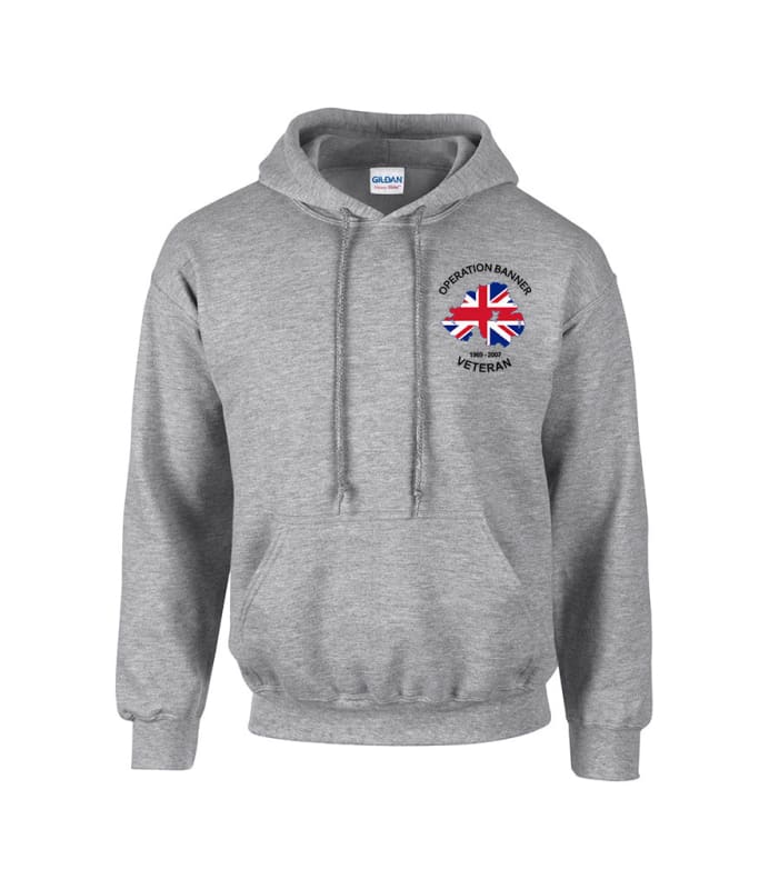 OP Banner Veterans Embroidered Hoodie - Image 8