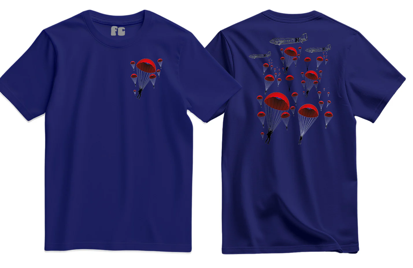 Poppy Chutes Lest We Forget Double Print T-Shirt - Image 5