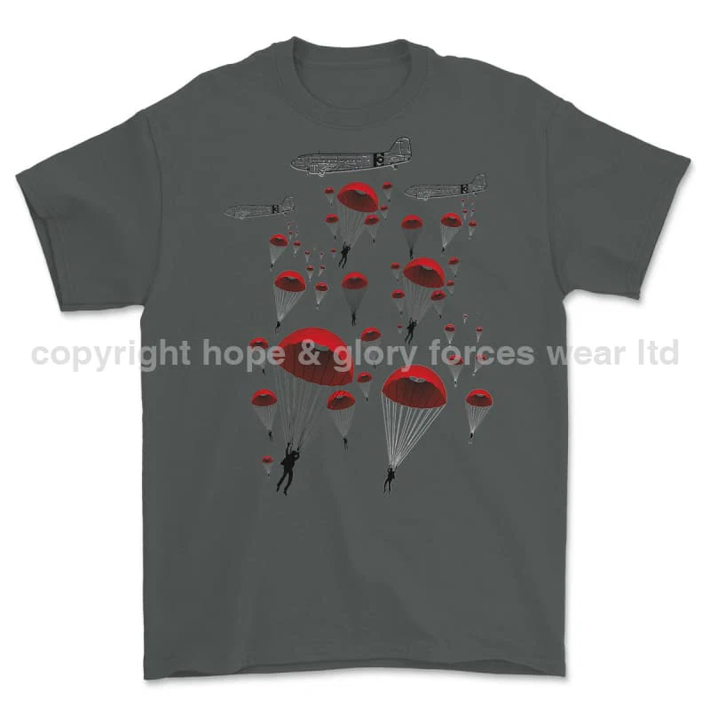 Poppy Chutes 'We Will Remember Them' Printed T-Shirt - Image 4