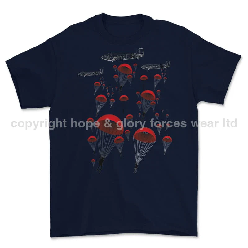 Poppy Chutes 'We Will Remember Them' Printed T-Shirt - Image 7