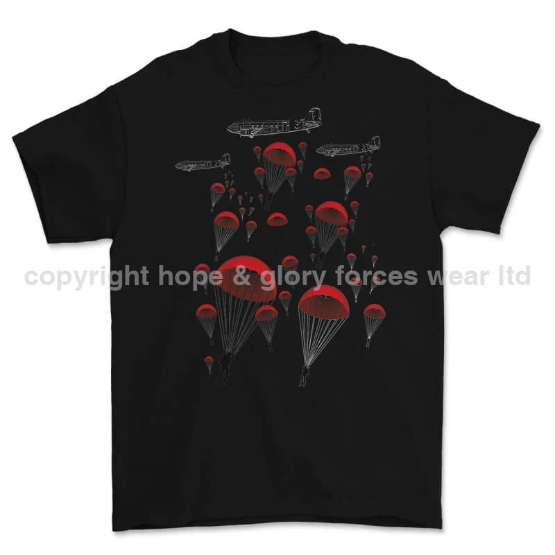 Poppy Chutes 'We Will Remember Them' Printed T-Shirt - Image 8