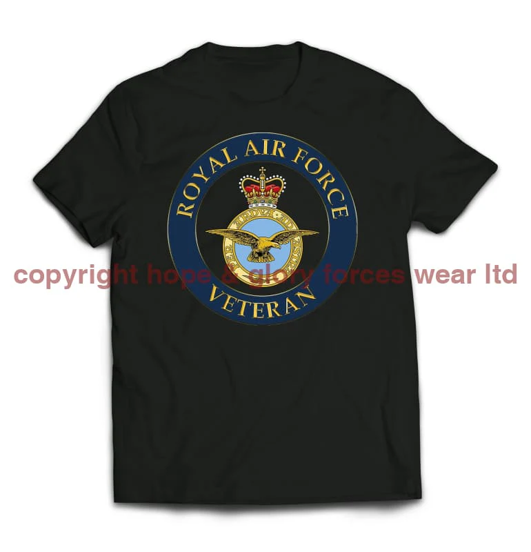 Royal Air Force Veterans Printed T-Shirt - Image 4