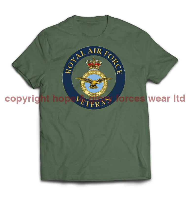 Royal Air Force Veterans Printed T-Shirt - Image 5