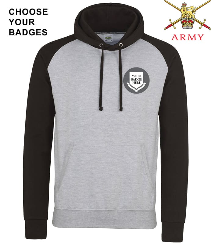 British Army Units Regimental Baseball Hoodie - Image 3