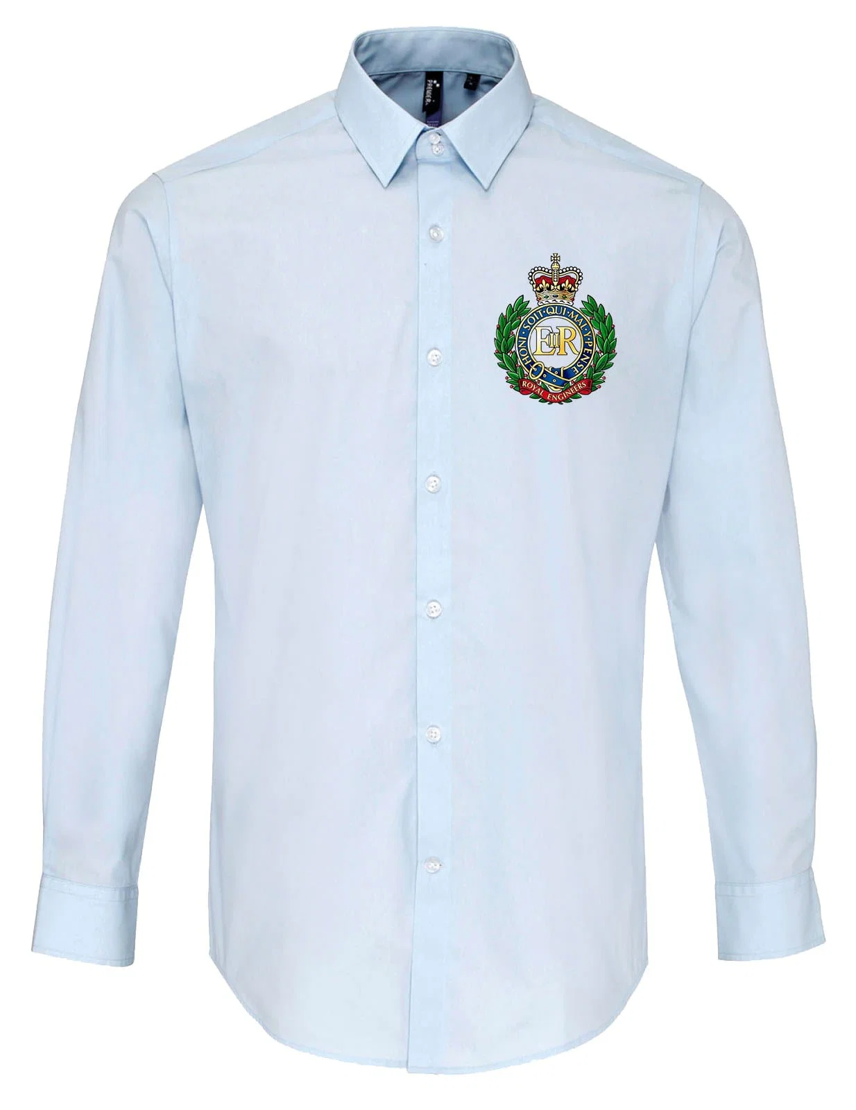 ARMED FORCES ARMY NAVY RAF Embroidered Long Sleeve Oxford Shirt - Image 4