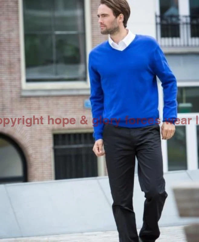 British Army UNITS Regimental Lightweight V Neck Sweater - Image 13