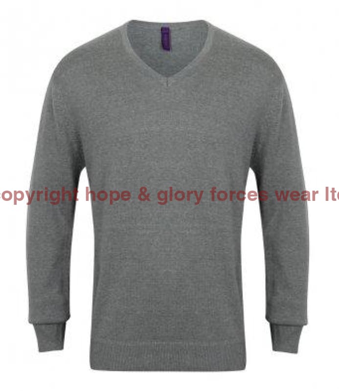 British Army UNITS Regimental Lightweight V Neck Sweater - Image 9