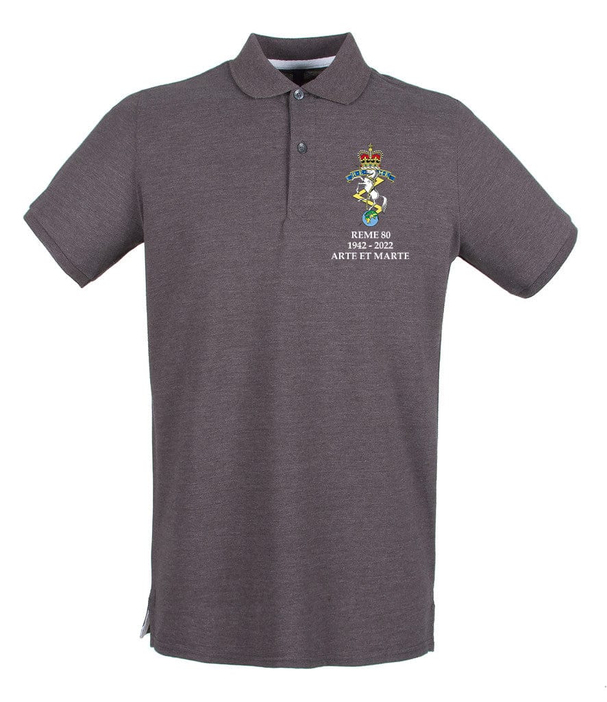 REME 80 Year Anniversary Embroidered Polo Shirt - Image 6