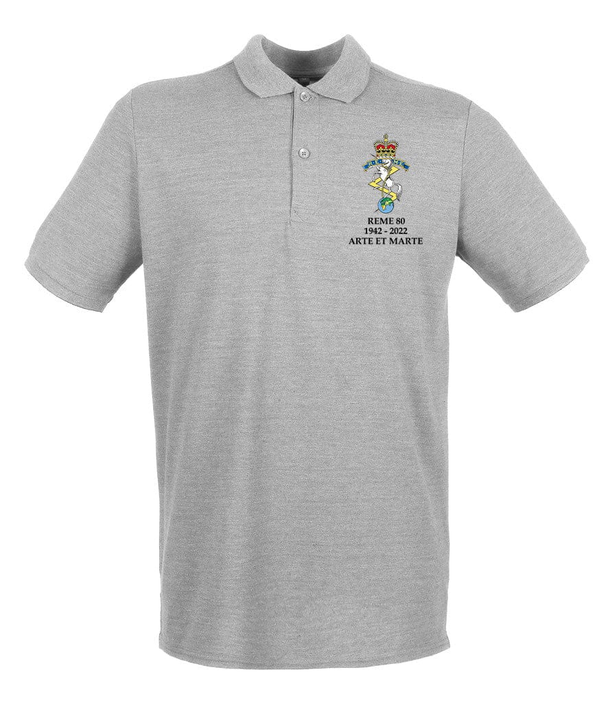 REME 80 Year Anniversary Embroidered Polo Shirt - Image 7