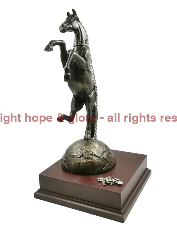 REME Rearing Horse Cold Cast Bronze Figurine - Image 4