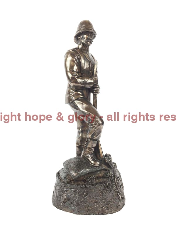 Rorkes Drift Zulu Wars 1879 British Soldier Bronze Statue - Image 3