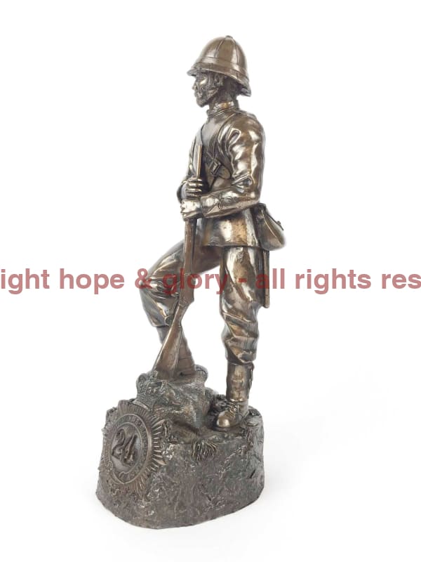 Rorkes Drift Zulu Wars 1879 British Soldier Bronze Statue - Image 4