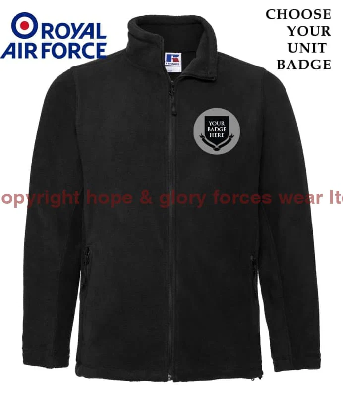 ROYAL AIR FORCE RAF UNITS Outdoor Fleece Jacket - Image 4
