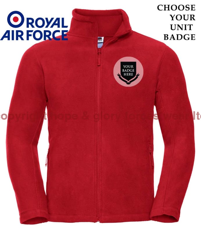 ROYAL AIR FORCE RAF UNITS Outdoor Fleece Jacket - Image 5