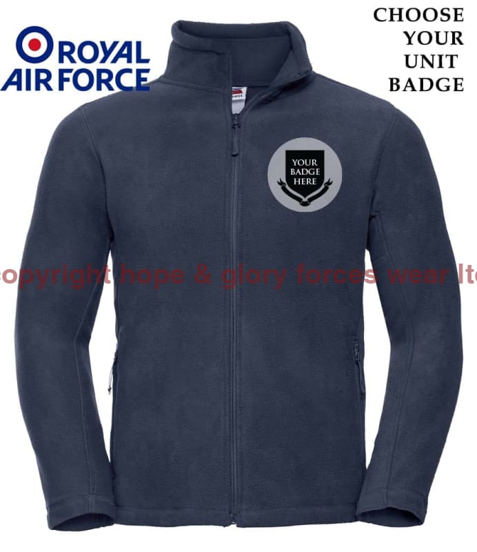 ROYAL AIR FORCE RAF UNITS Outdoor Fleece Jacket - Image 7