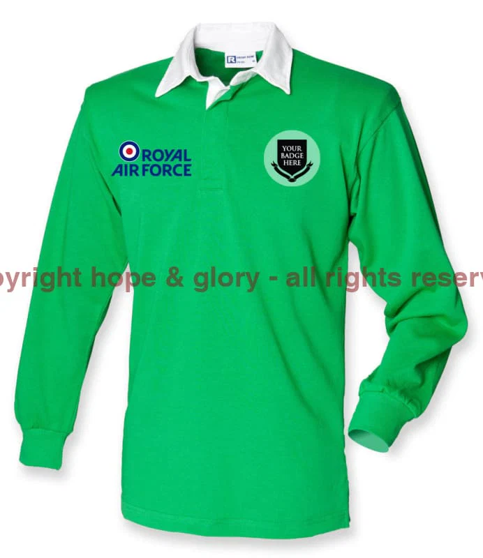 Royal Air Force UNITS Long Sleeve Men's Rugby Shirt - Image 10