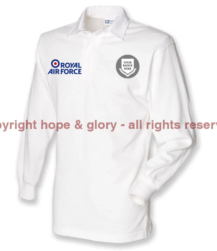 Royal Air Force UNITS Long Sleeve Men's Rugby Shirt - Image 11