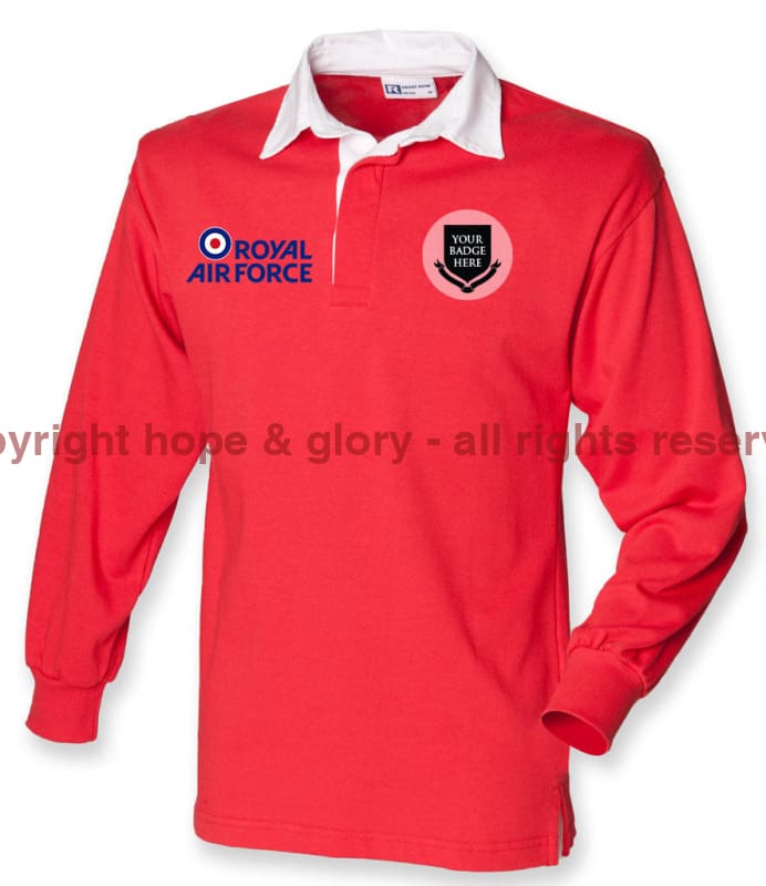 Royal Air Force UNITS Long Sleeve Men's Rugby Shirt - Image 8