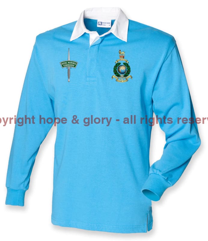 Royal Marines Long Sleeve Men's Rugby Shirt - Image 9