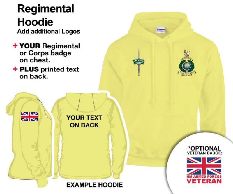 Royal Marines Units Embroidered Hoodie - Image 10