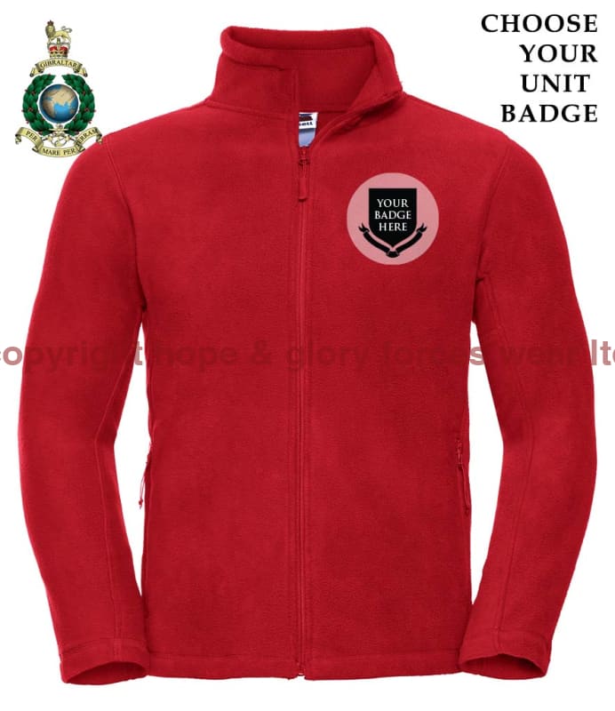 ROYAL MARINES UNITS Outdoor Fleece Jacket - Image 4