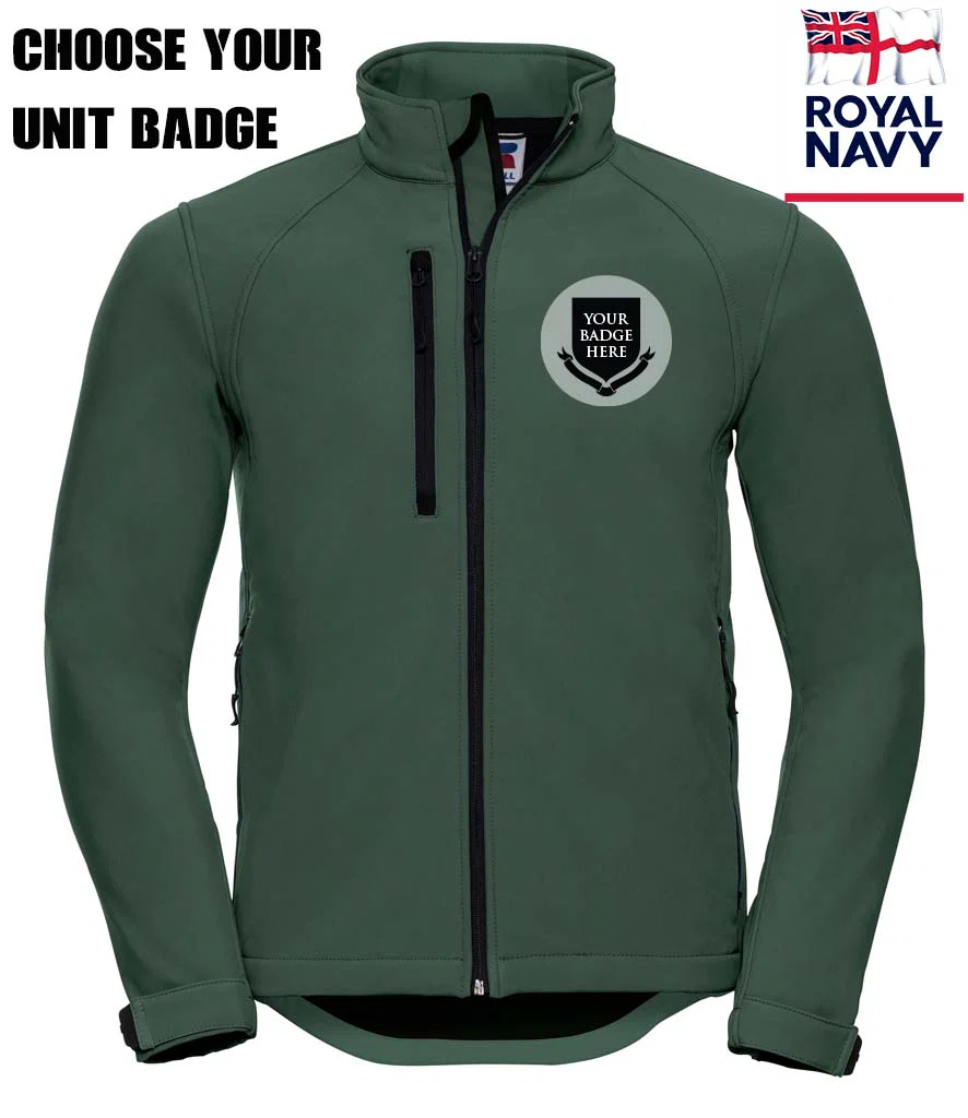 ROYAL NAVY UNITS Embroidered 3 Layer Softshell Jacket - Image 3