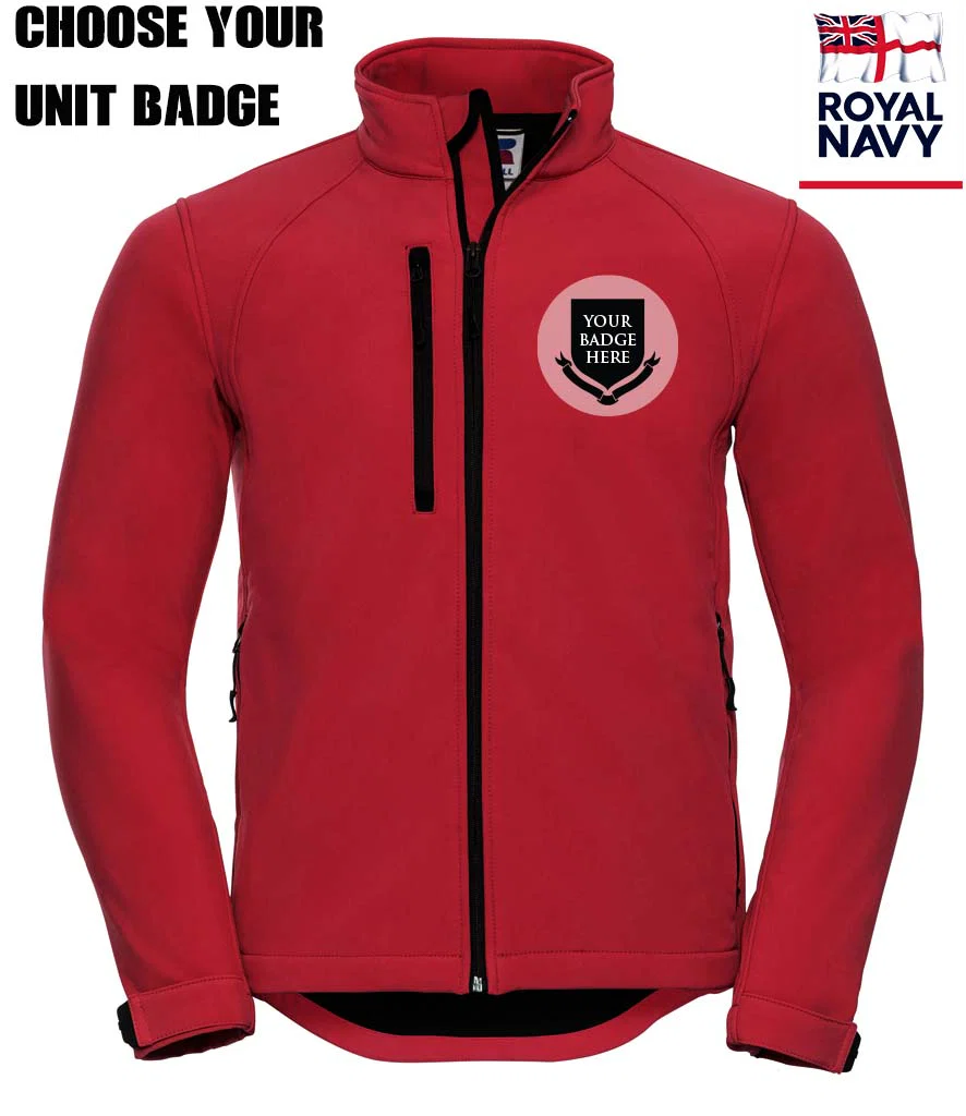 ROYAL NAVY UNITS Embroidered 3 Layer Softshell Jacket - Image 4