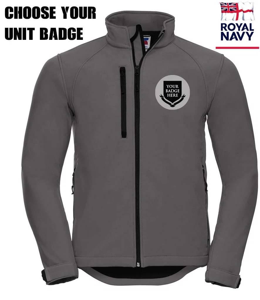 ROYAL NAVY UNITS Embroidered 3 Layer Softshell Jacket - Image 5