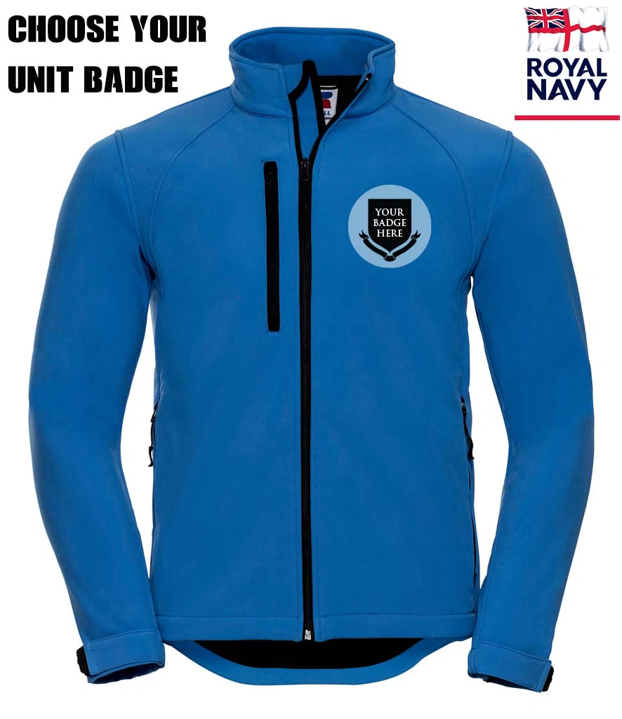 ROYAL NAVY UNITS Embroidered 3 Layer Softshell Jacket - Image 6