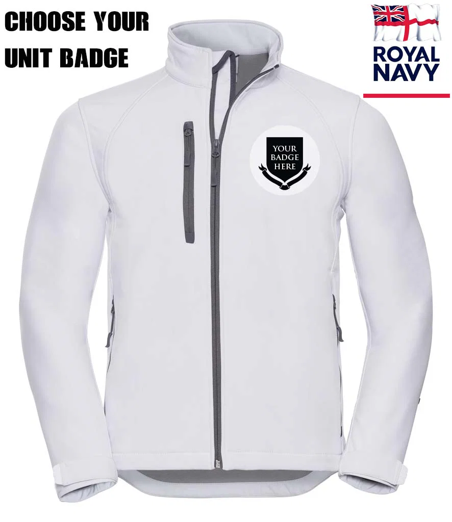 ROYAL NAVY UNITS Embroidered 3 Layer Softshell Jacket - Image 7