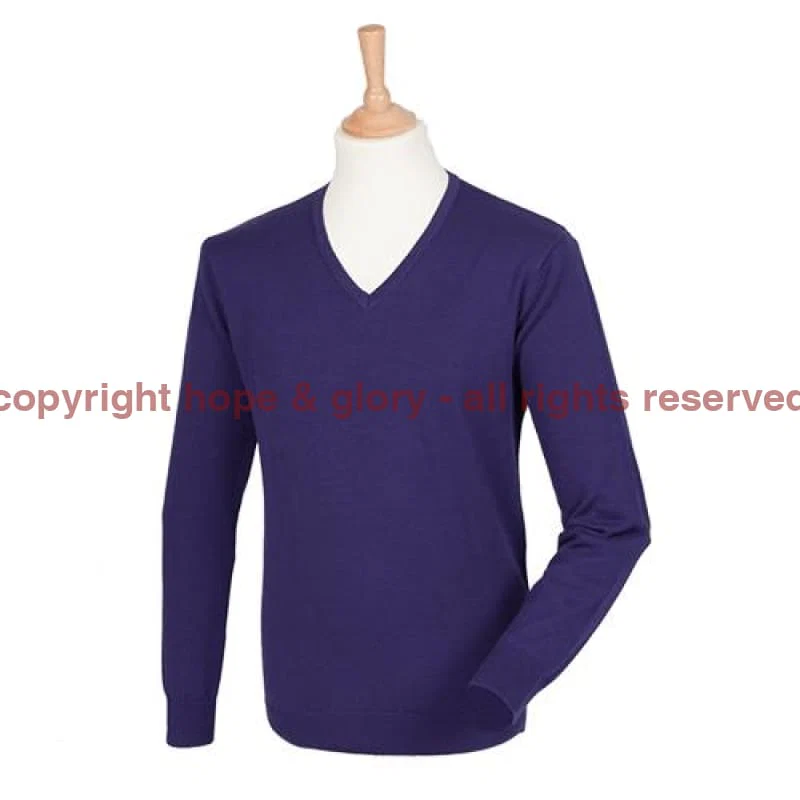 Royal Navy UNITS Lightweight V Neck Sweater (Choose your Navy Logo) - Image 5