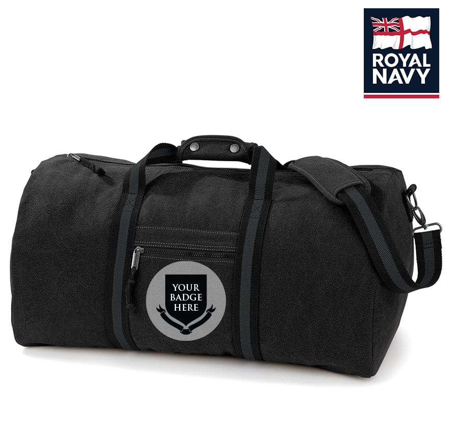 Royal Navy Units Vintage Canvas Holdall - Image 7