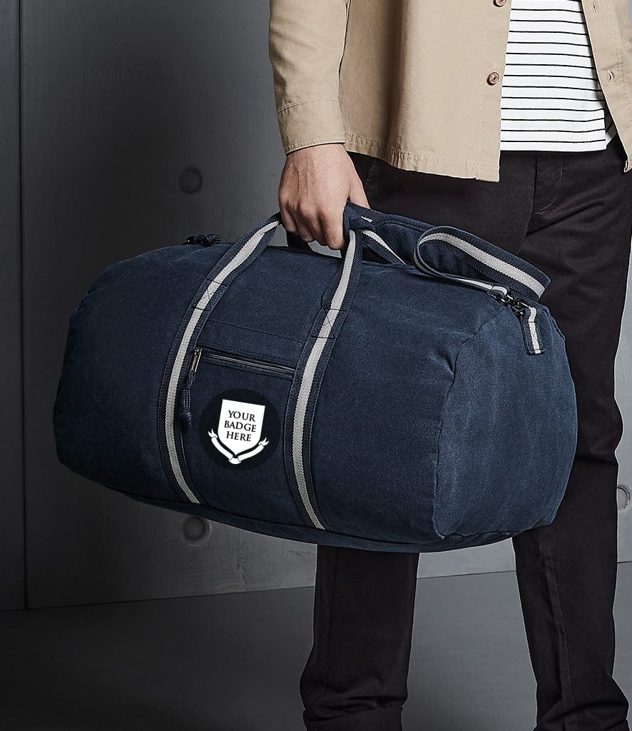 Royal Navy Units Vintage Canvas Holdall - Image 8