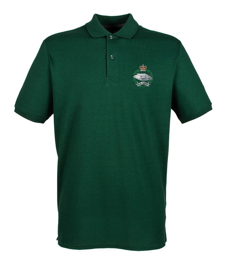 Royal Tank Regiment RTR Embroidered Pique Polo Shirt - Image 10