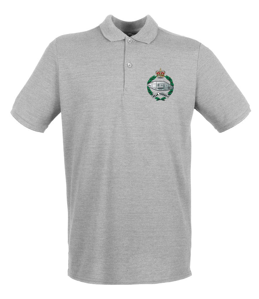 Royal Tank Regiment RTR Embroidered Pique Polo Shirt - Image 3