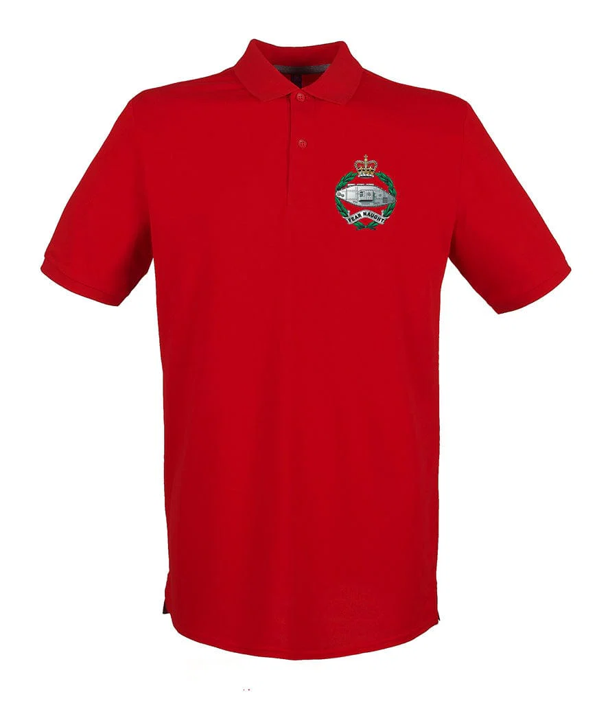 Royal Tank Regiment RTR Embroidered Pique Polo Shirt - Image 7