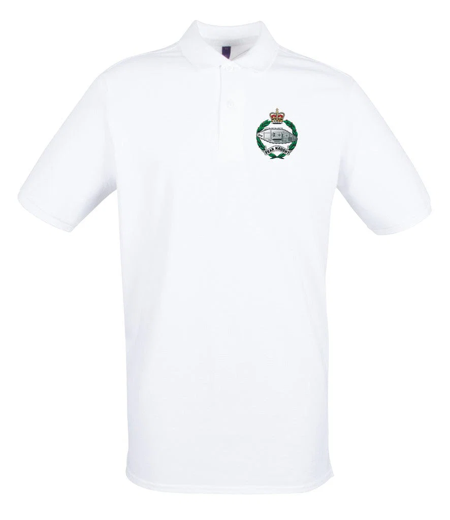 Royal Tank Regiment RTR Embroidered Pique Polo Shirt - Image 9