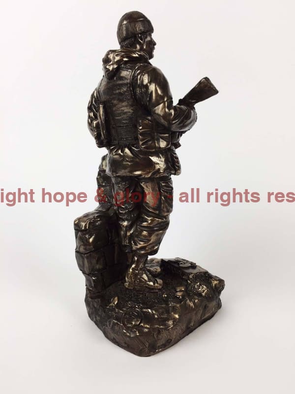 SAS Trooper Soldier Cold Cast Bronze Military Statue - Image 4