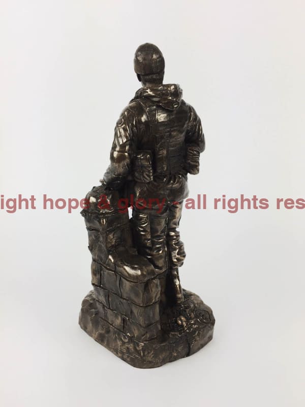 SAS Trooper Soldier Cold Cast Bronze Military Statue - Image 5