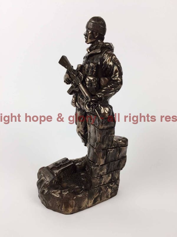 SAS Trooper Soldier Cold Cast Bronze Military Statue - Image 6