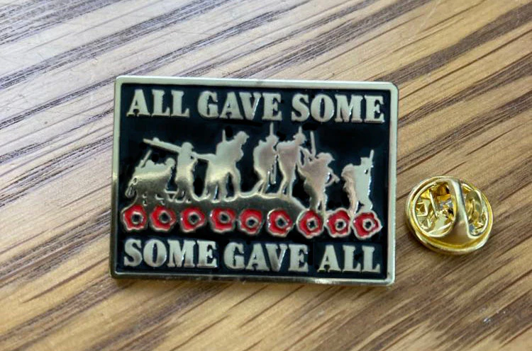 Some Gave All  Pin Badge Remembrance Gift - Image 3