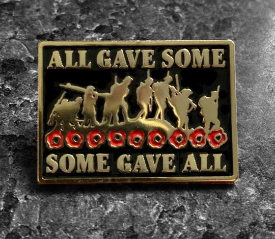 Some Gave All  Pin Badge Remembrance Gift - Image 4