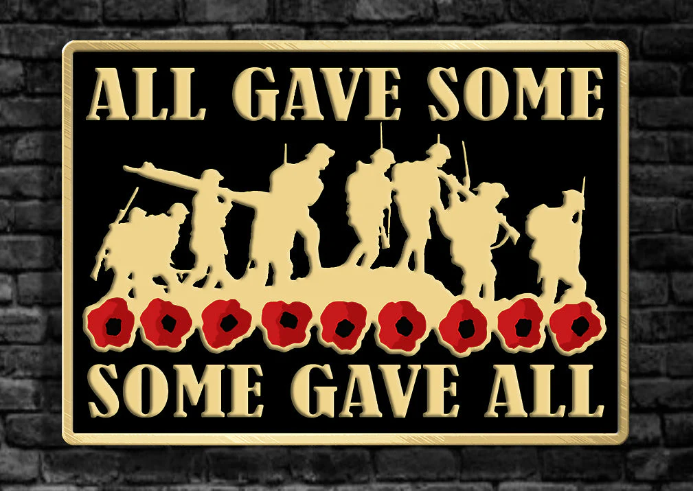 Some Gave All  Pin Badge Remembrance Gift - Image 5