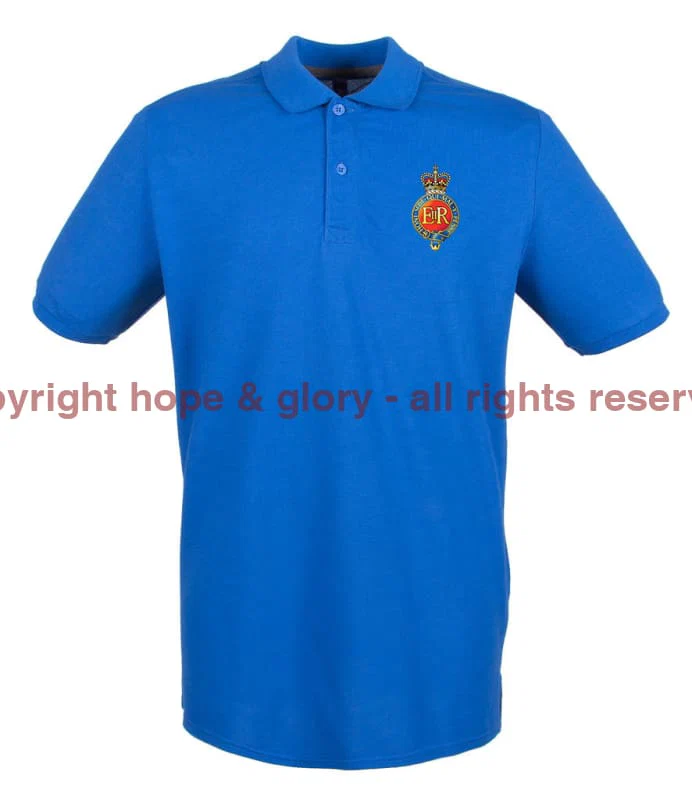 The Household Cavalry Embroidered Pique Polo Shirt - Image 3